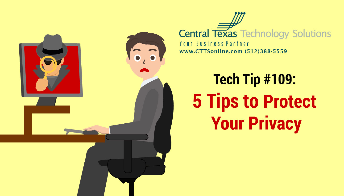 5 Tips to Protect Your Privacy - IT Support Georgetown, TX